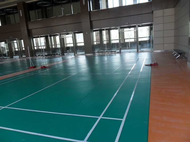 山东省济南全运村羽毛球地胶 山东省济南全运村羽毛球地胶